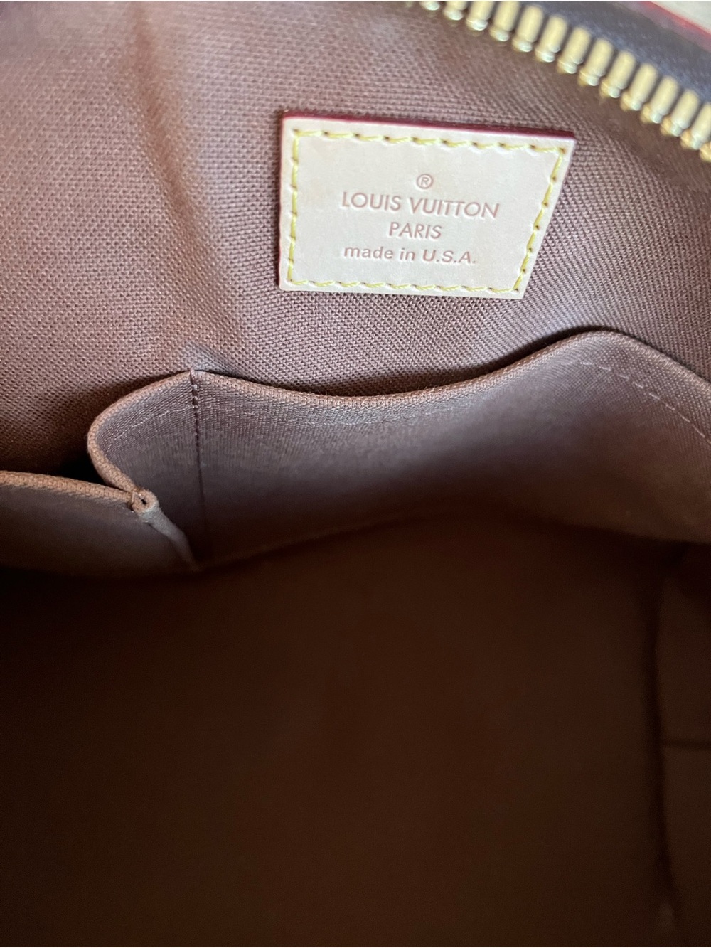 Louis Vuitton Tivoli PM Monogram Canvas Brown & Vachetta Leather Satchel - Picture 11 of 11